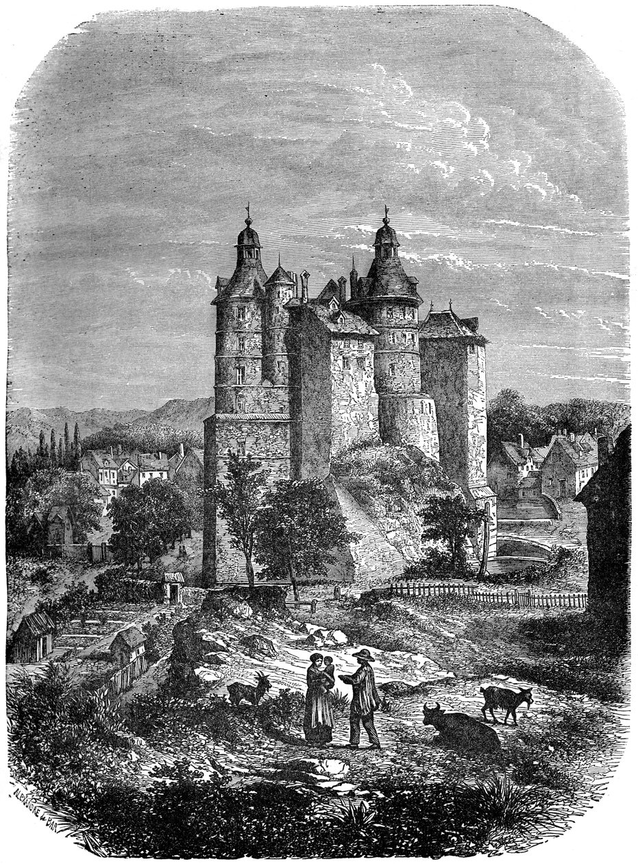 Chateau de Montbeliard Montbeliard-i kastély, Franciaország, 1882-1884 alkotó: Alexandre de Bar