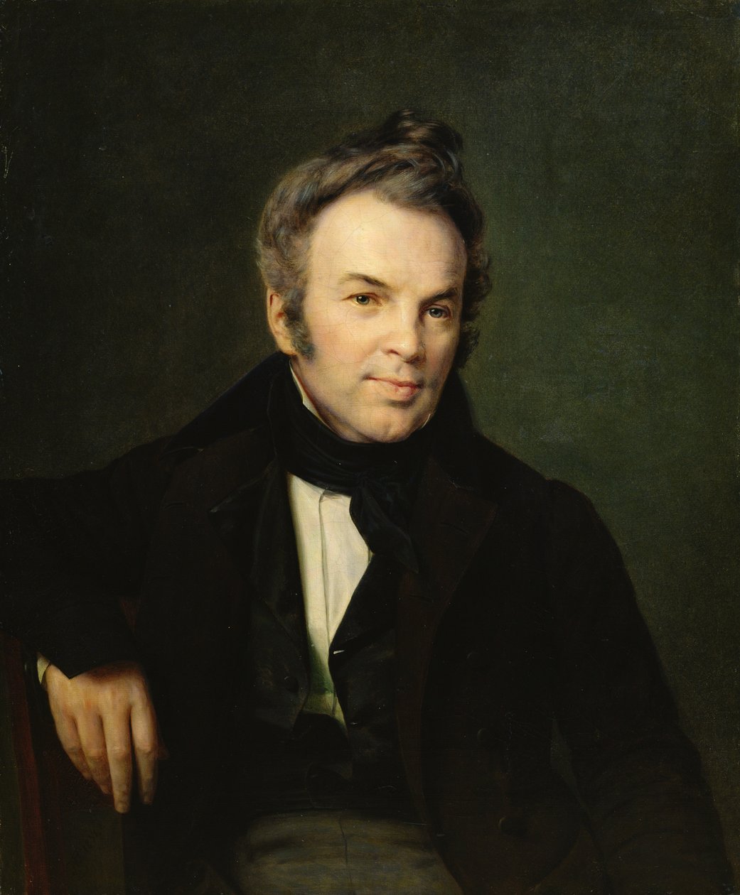 Ivan Lazsecsnyikov portréja, 1834 alkotó: Alexei Vasilievich Tyranov