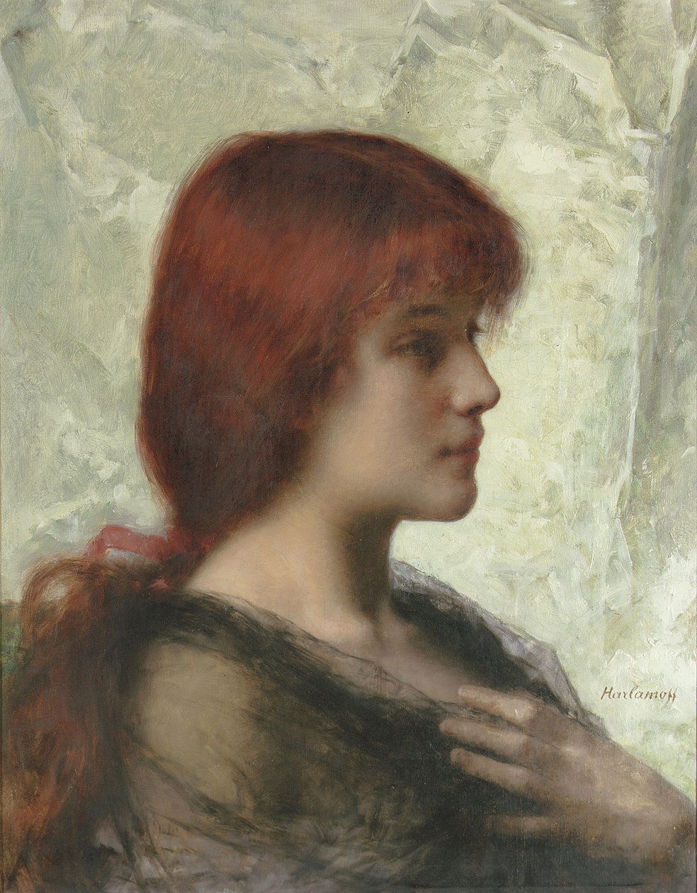 Gesztenyebarna szépség alkotó: Alexei Alexevich Harlamoff