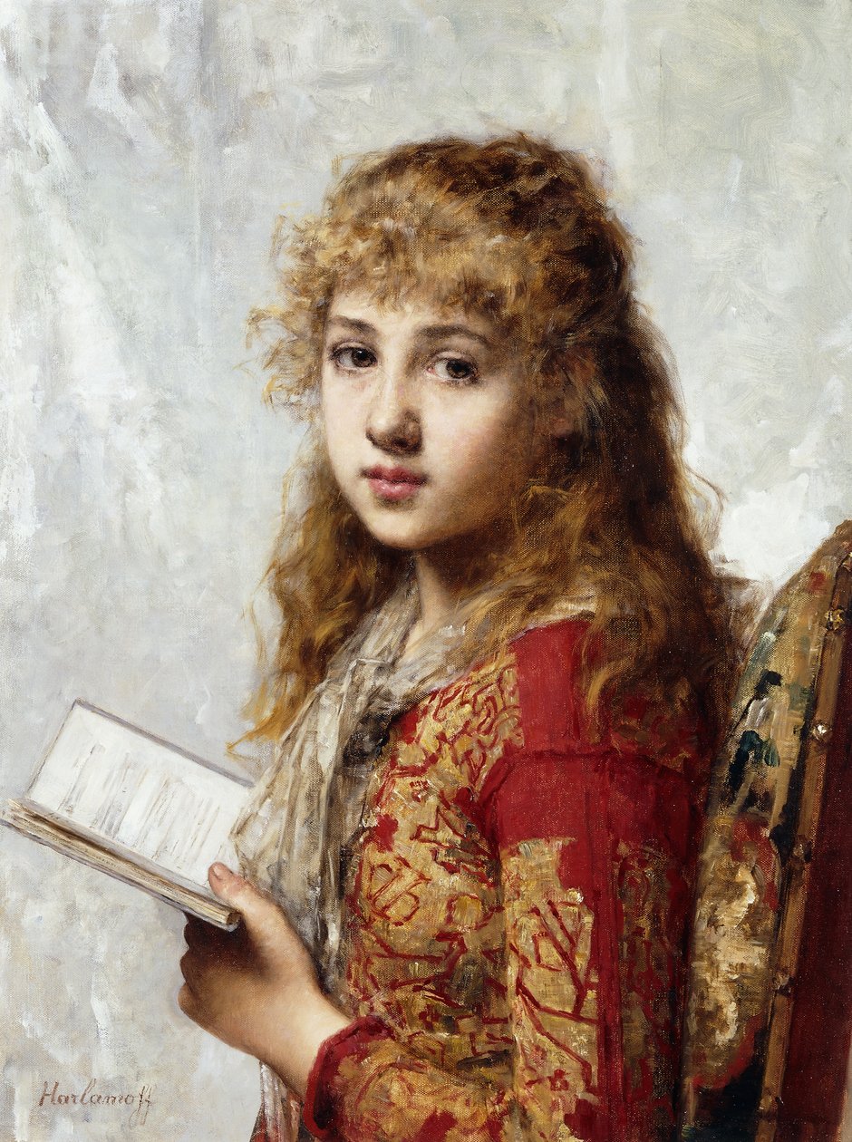 Elmélkedés, alkotó: Alexei Alexevich Harlamoff