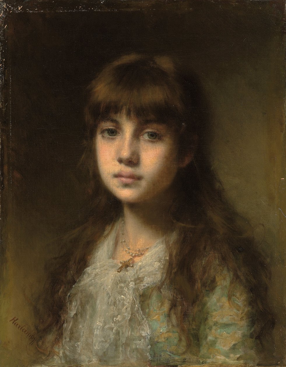 A fiatal modell, alkotó: Alexei Alexevich Harlamoff
