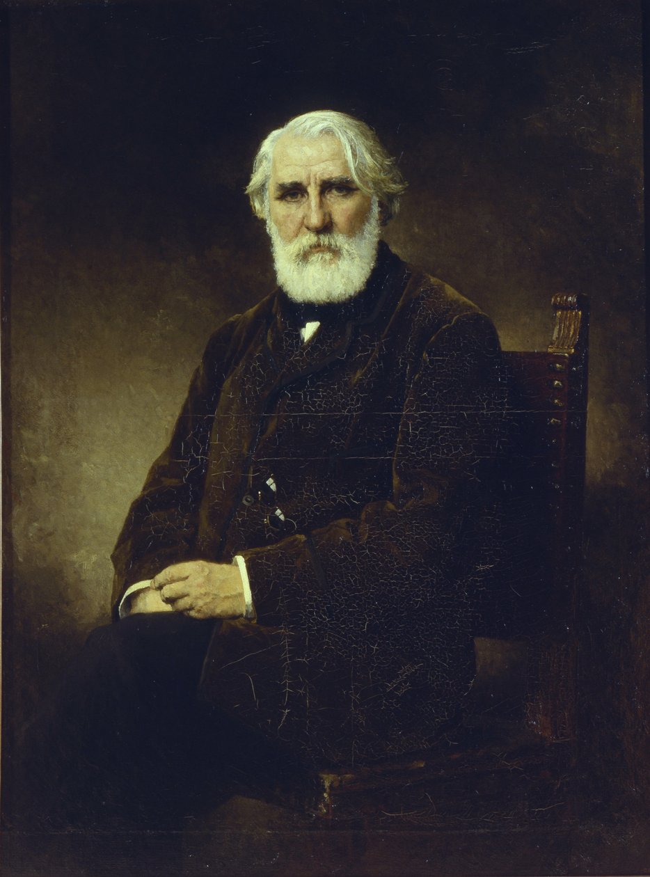 Ivan S. Turgenev szerző portréja 1818-1883, 1875 alkotó: Alexei Alexeyevich Harlamov