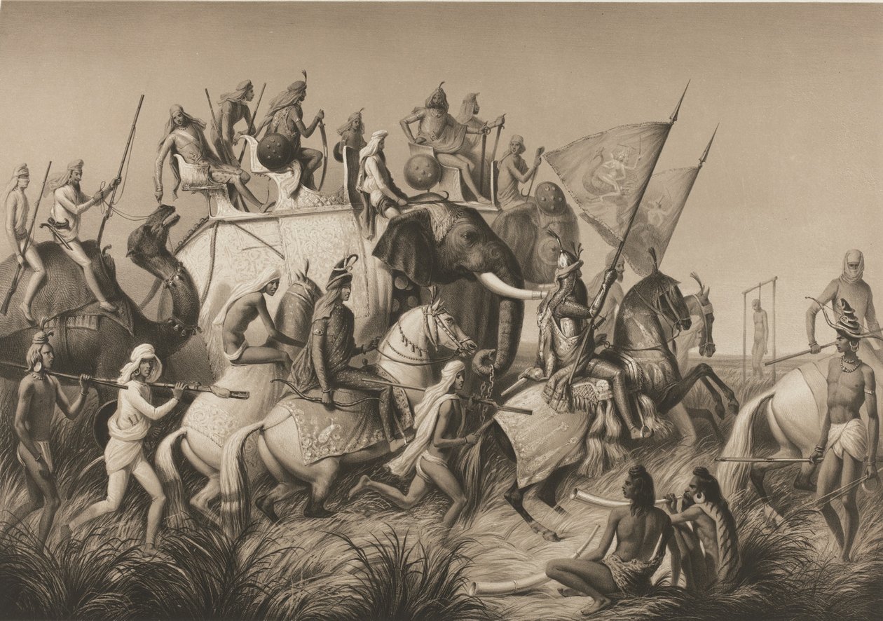Utazás Indián keresztül, 1845-1848 alkotó: Alexei Dmitriyevich Saltykov