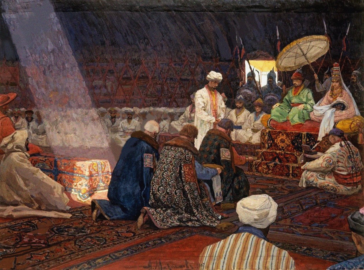 Az Arany Hordában, 1907 alkotó: Alexei Fedotovich Maximov