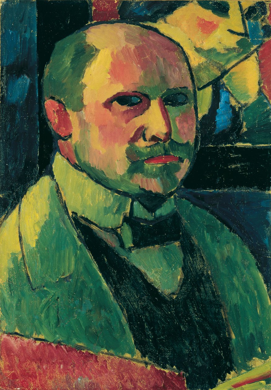 Önarckép, 1912. alkotó: Alexei Javlensky von