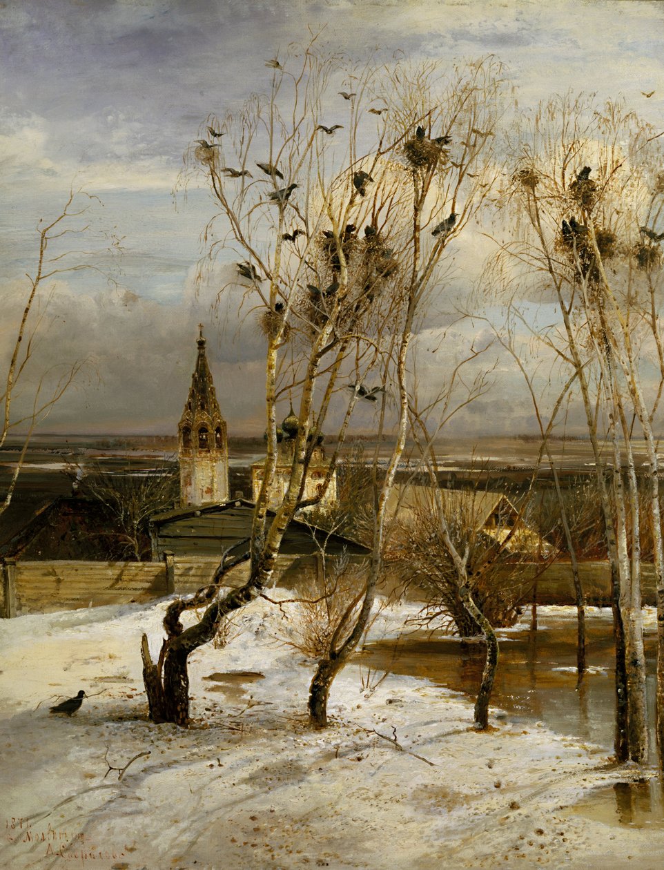 Rooks visszatért alkotó: Alexei Kondratievich Savrasov