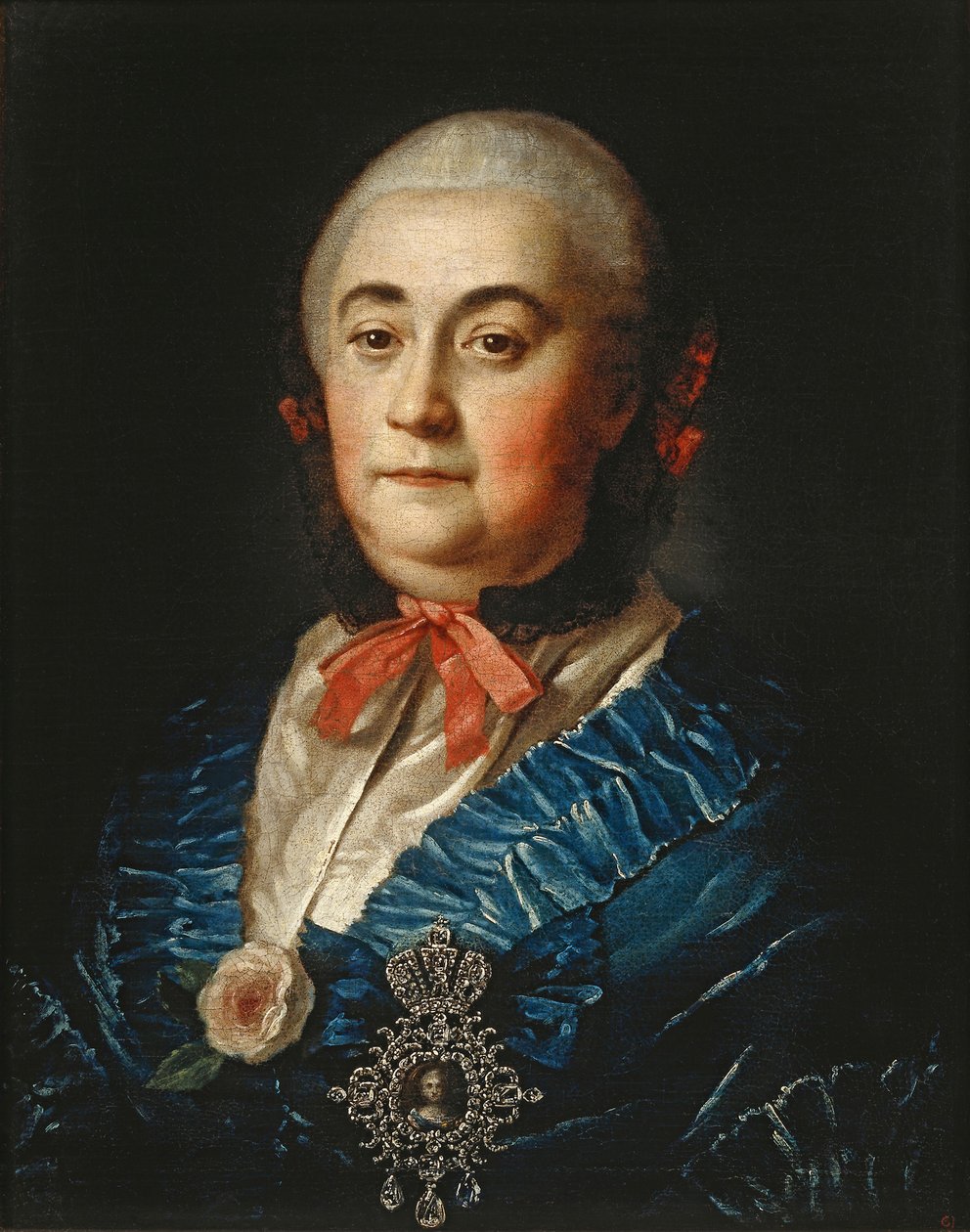 Anastasia Izmailova portréja 1703-1761, 1759 alkotó: Alexei Petrovich Antropov