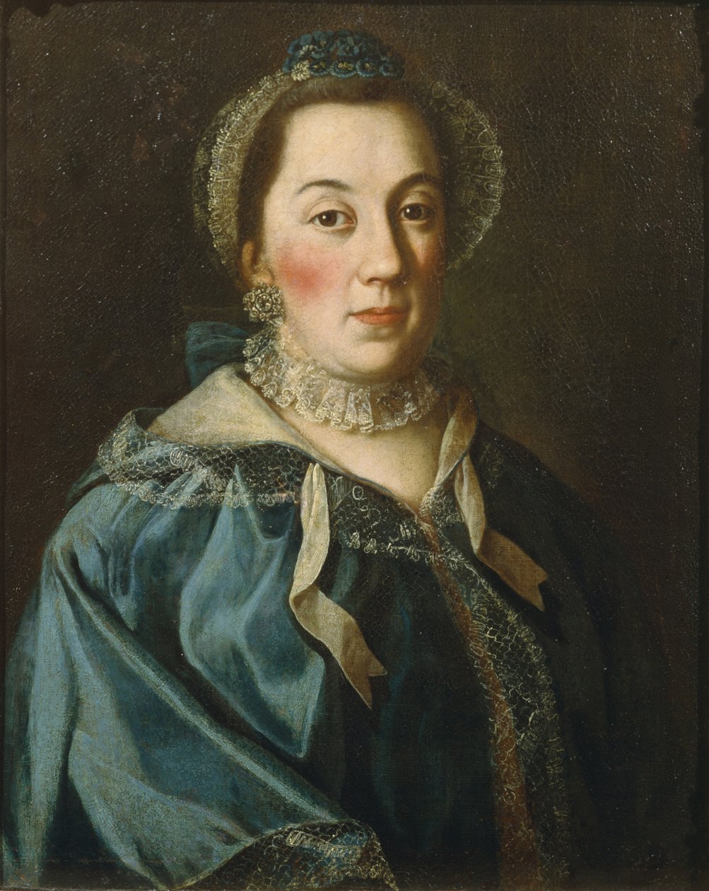 Jelizaveta Franzevna Buturliina grófnő portréja, 1763 alkotó: Alexei Petrovich Antropov