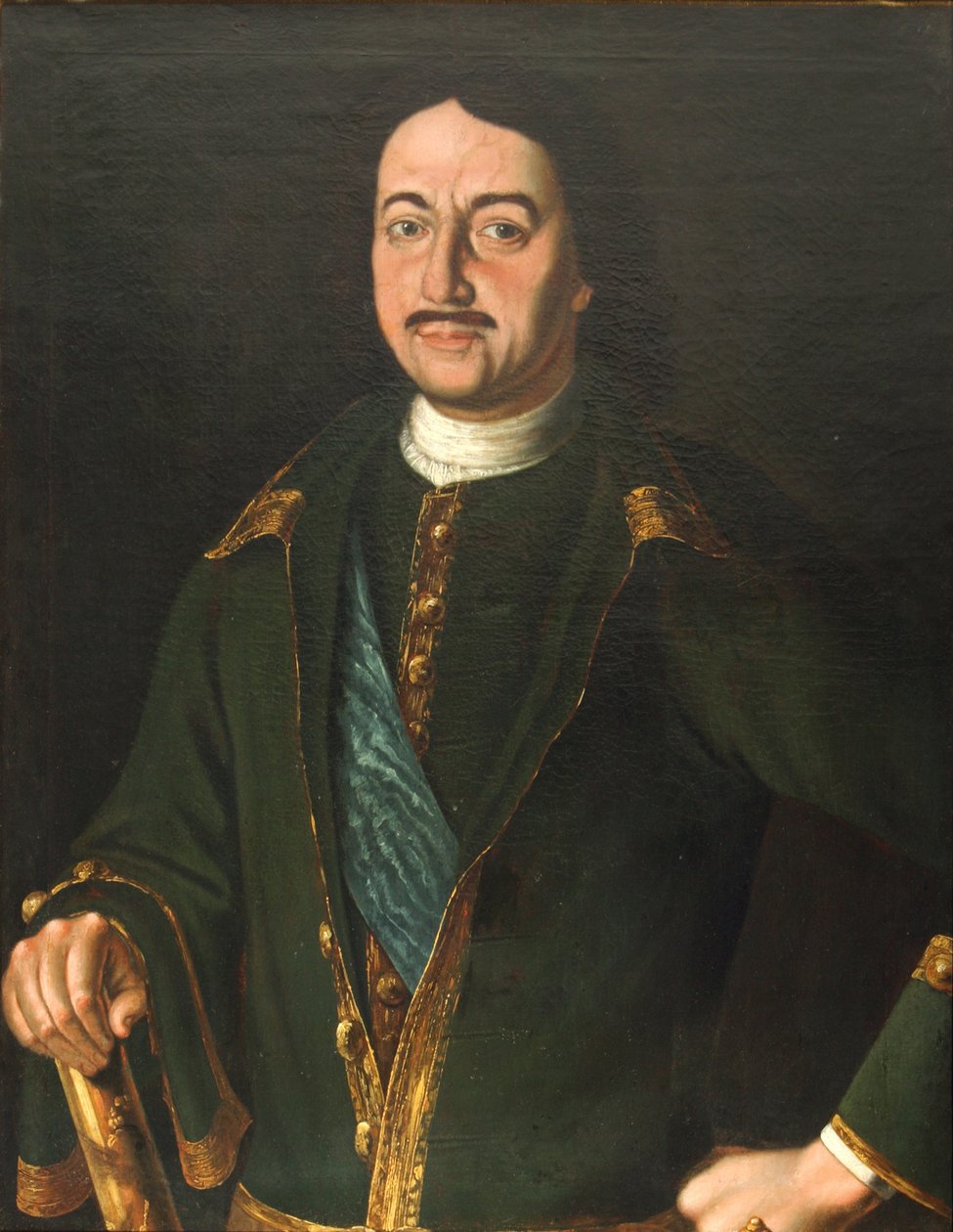 I. Nagy Péter császár portréja 1672-1725, 1758 alkotó: Alexei Petrovich Antropov
