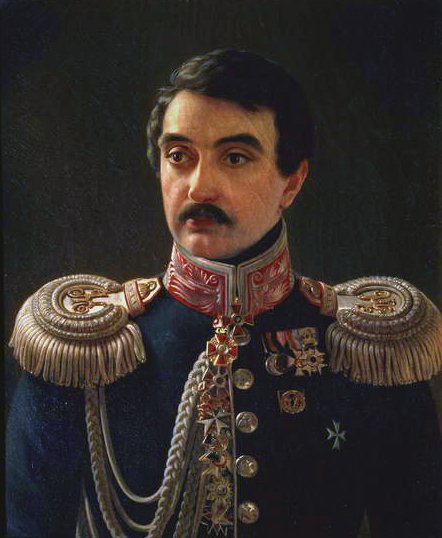 Alexis Lvov (1798-1870) zeneszerző portréja alkotó: Alexei Vasilievich Tyranov