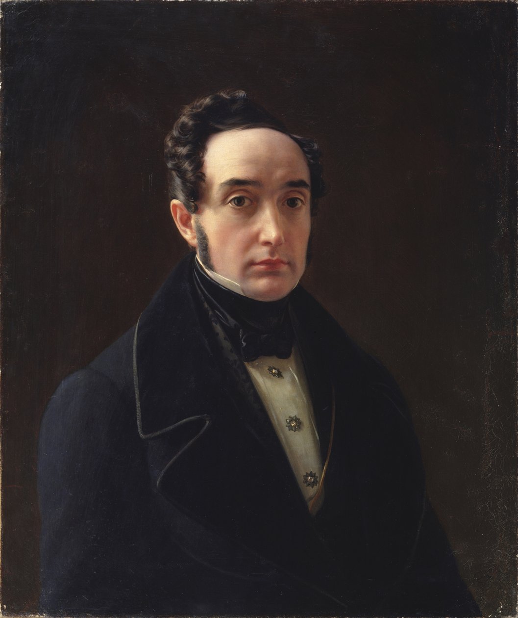 Vlagyimir Ivanovics Panaev portréja 1792-1859 alkotó: Alexei Vasilyevich Tyranov