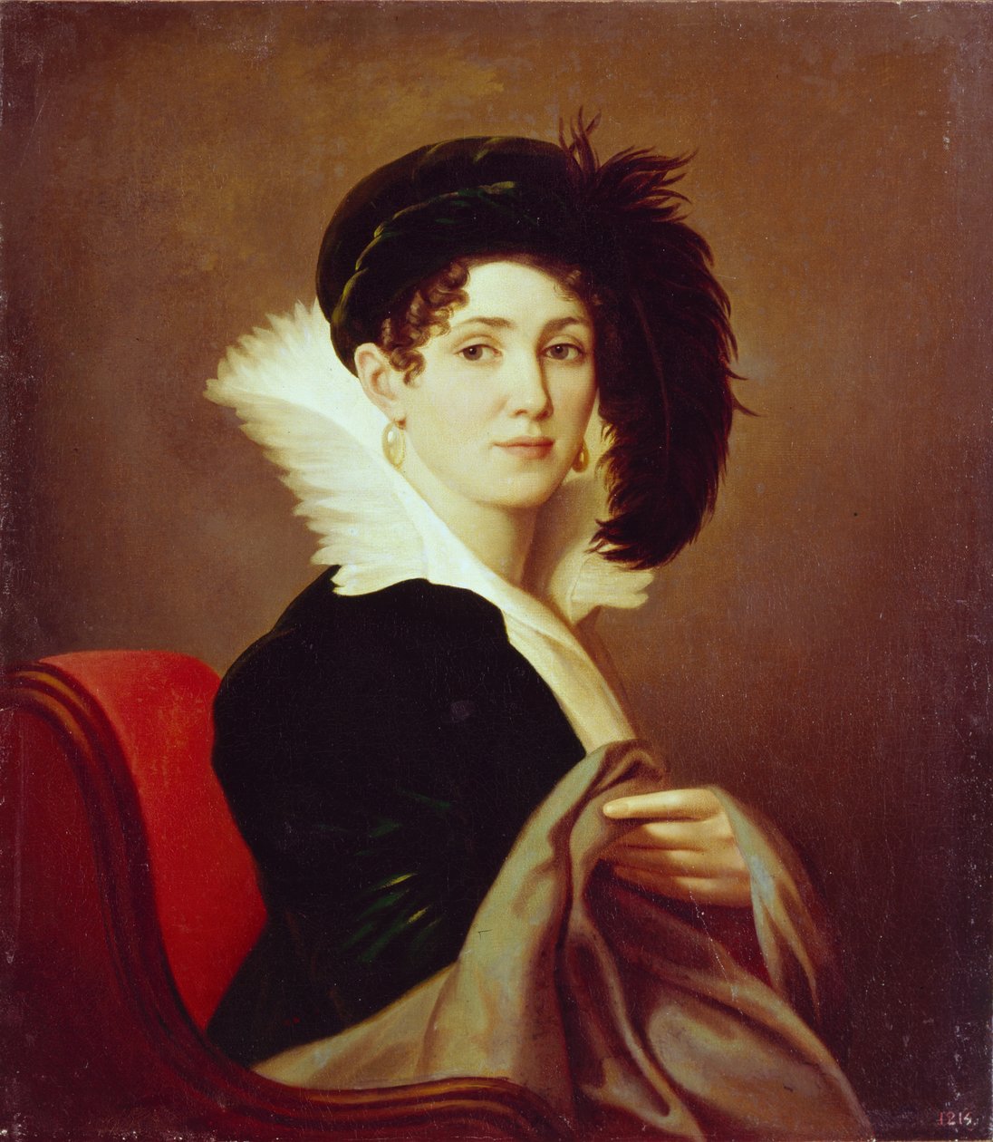 Maria Petrovna Buyalskaya portréja, 1824 alkotó: Alexei Yegorovich Yegorov