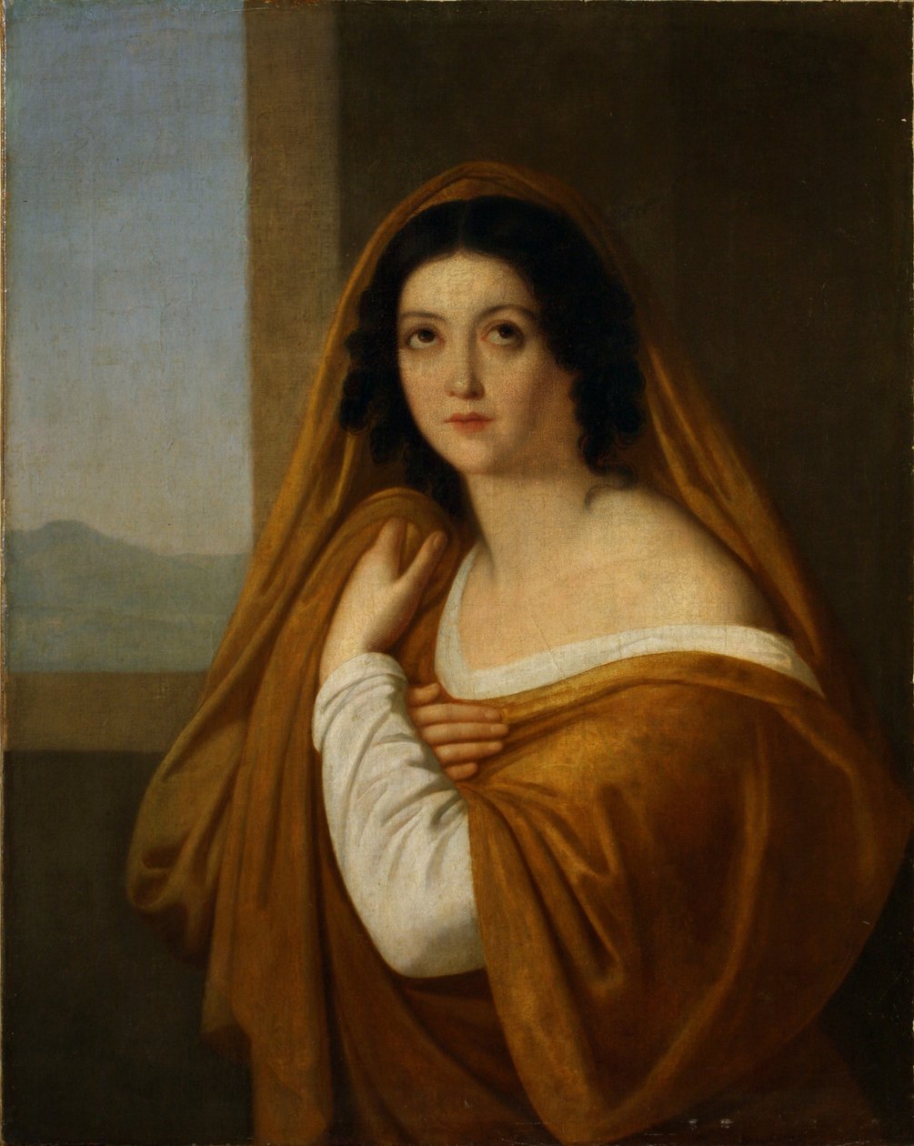 Jevdokia Avdotja Ivanovna Golicina hercegnő portréja, szül. Izmajlova 1794-1890, 1810-es évek alkotó: Alexei Yegorovich Yegorov