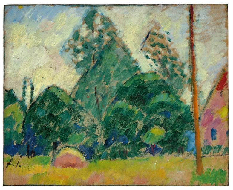 Kerek Baume árkás vár alkotó: Alexej von Jawlensky