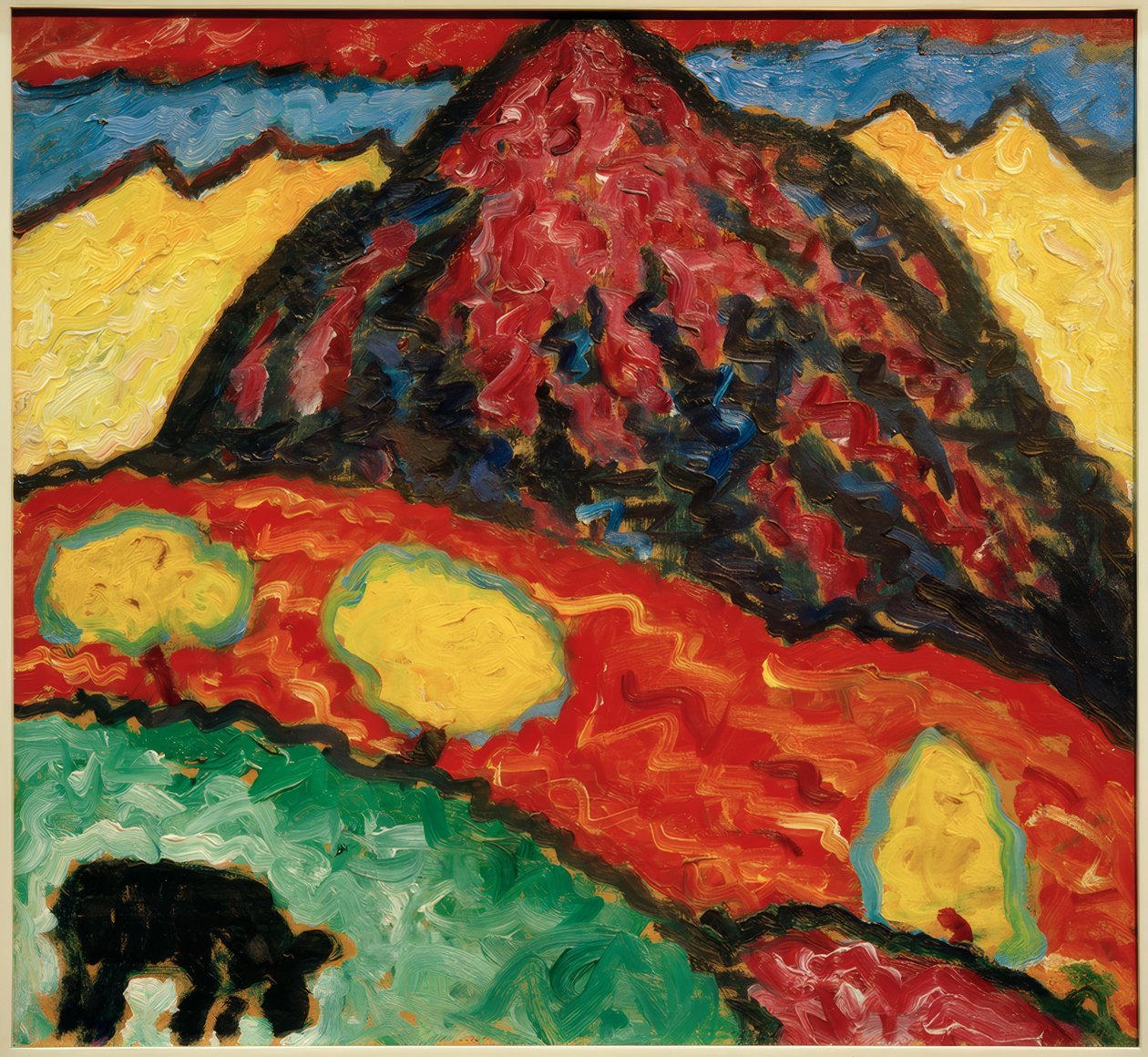 A. Jawlensky, Táj egy tehénnel alkotó: Alexej von Jawlensky