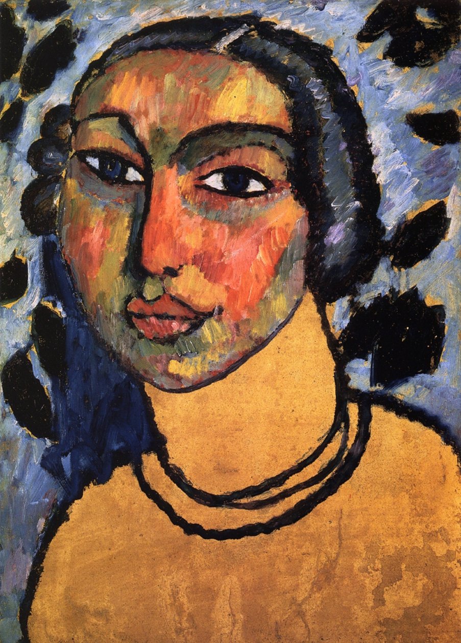 Zsidó nő, 1912 körül alkotó: Alexej von Jawlensky