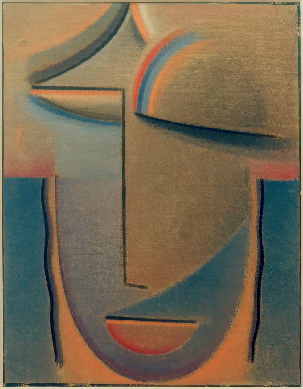 Absztrakt fej: este alkotó: Alexej von Jawlensky