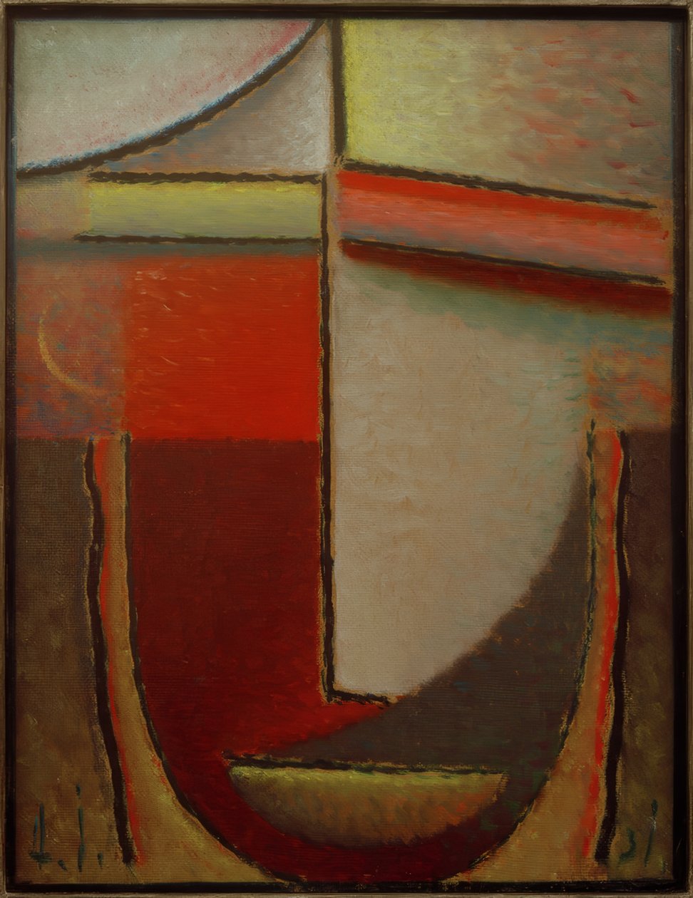 Absztrakt fej: Este, 1931 alkotó: Alexej von Jawlensky