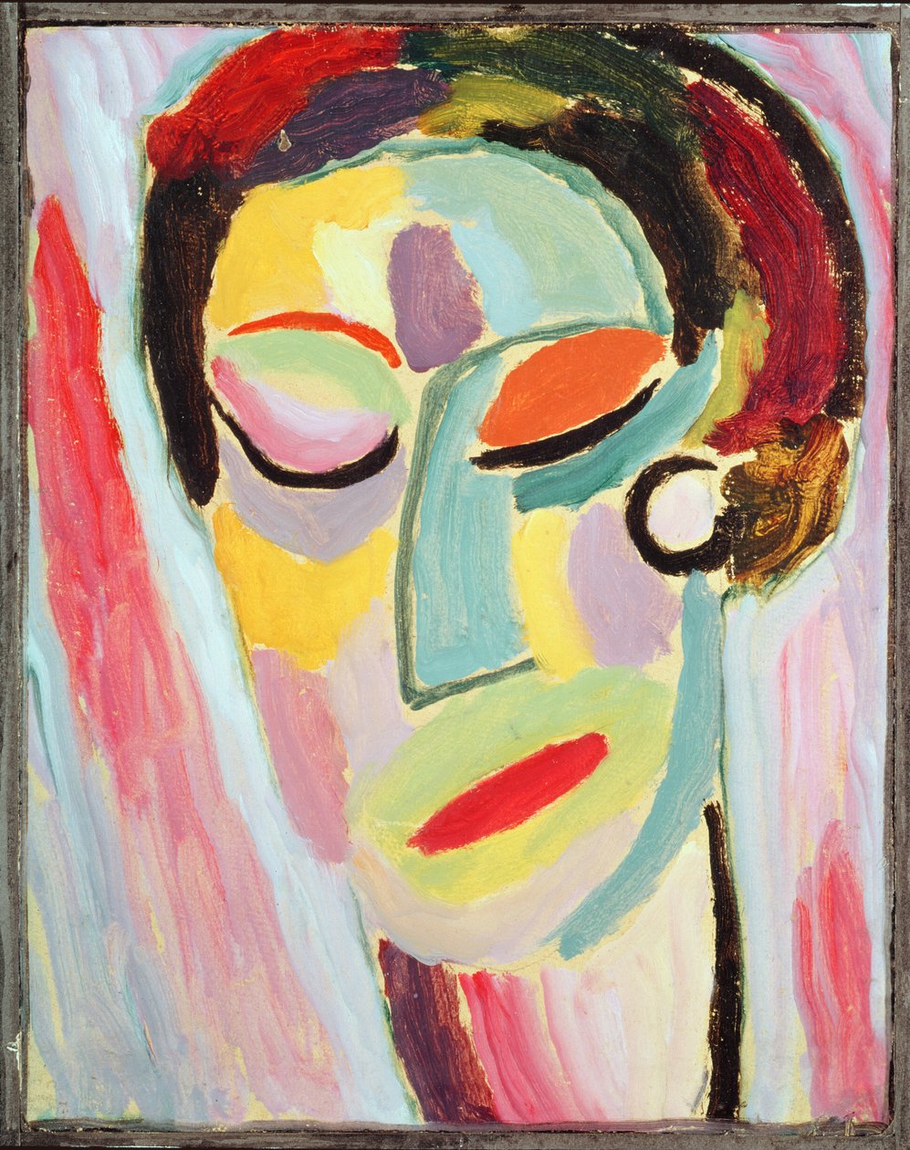 Csukott szemek alkotó: Alexej von Jawlensky