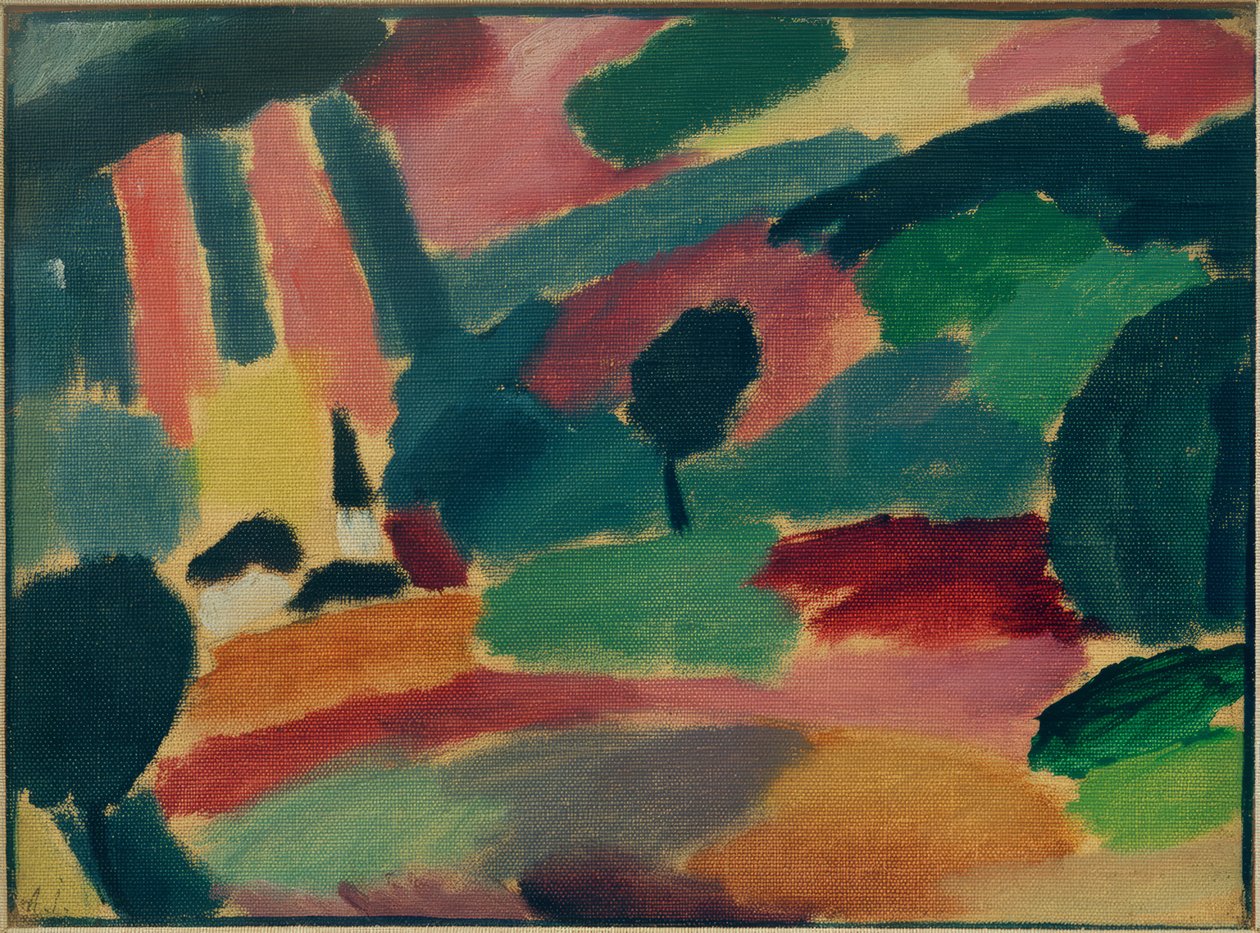 Viharos táj alkotó: Alexej von Jawlensky