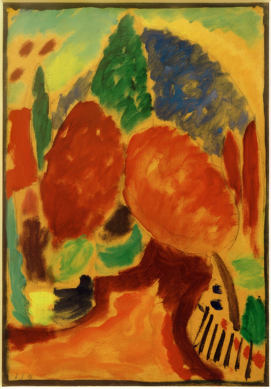 Változat: narancssárga mód alkotó: Alexej von Jawlensky