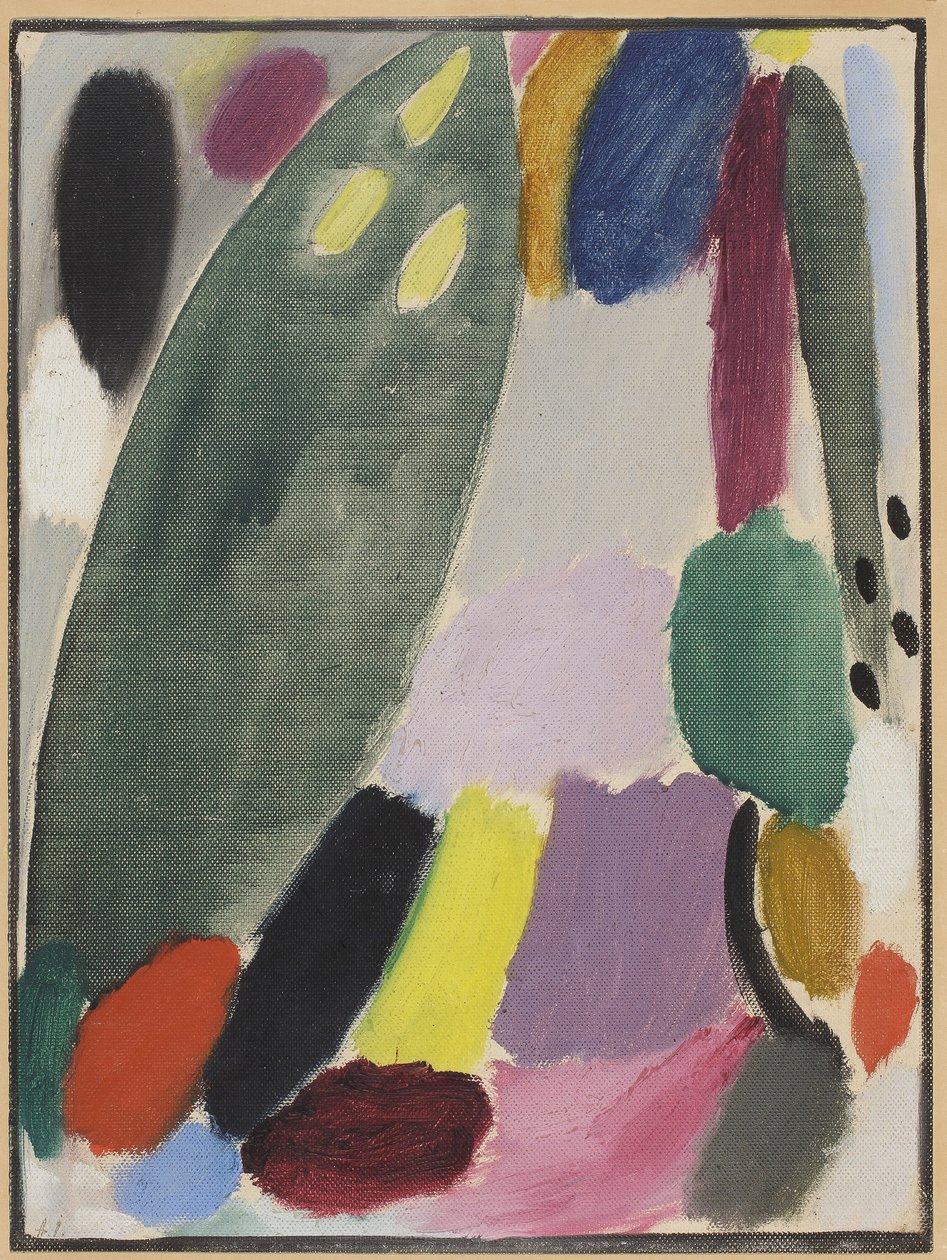 Változat: Inklináció, 1919 alkotó: Alexej von Jawlensky