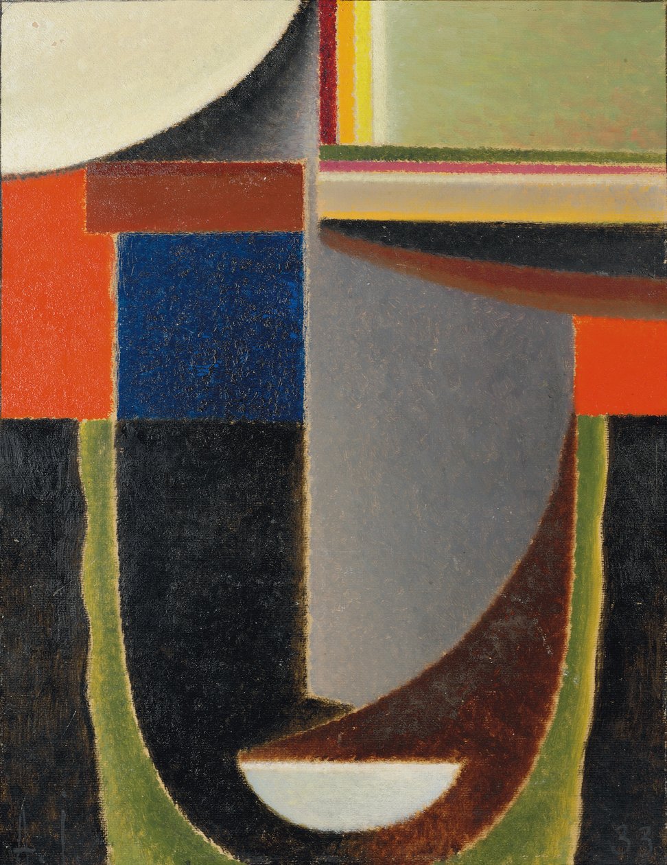 Absztrakt fej: Andante; Absztrakt fej: Andante, 1933 alkotó: Alexej von Jawlensky