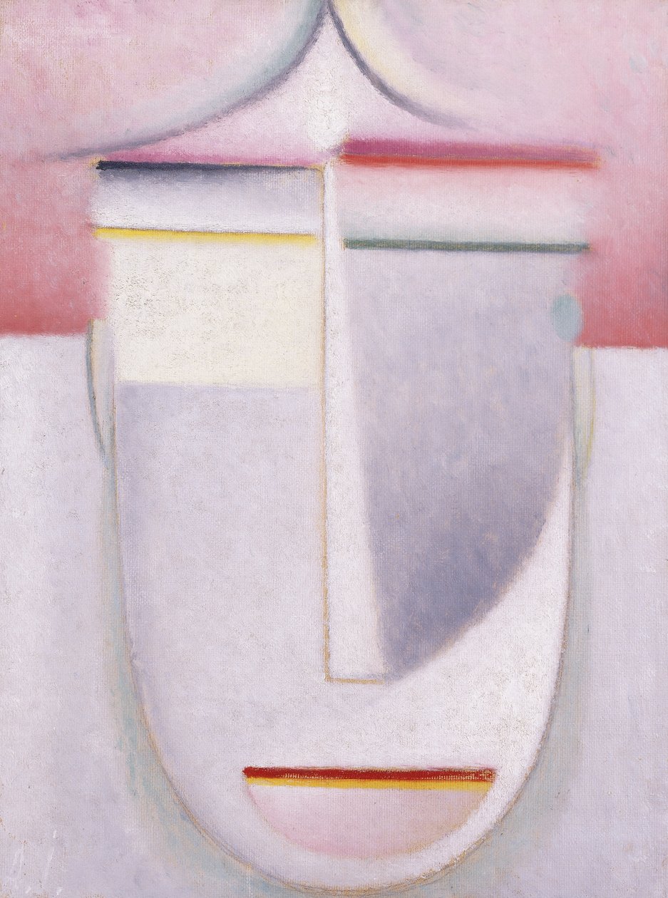 Absztrakt fej: 2. kompozíció "Tél"; Absztrakt fej: 2. számú kompozíció "Tél", 1924 körül alkotó: Alexej von Jawlensky