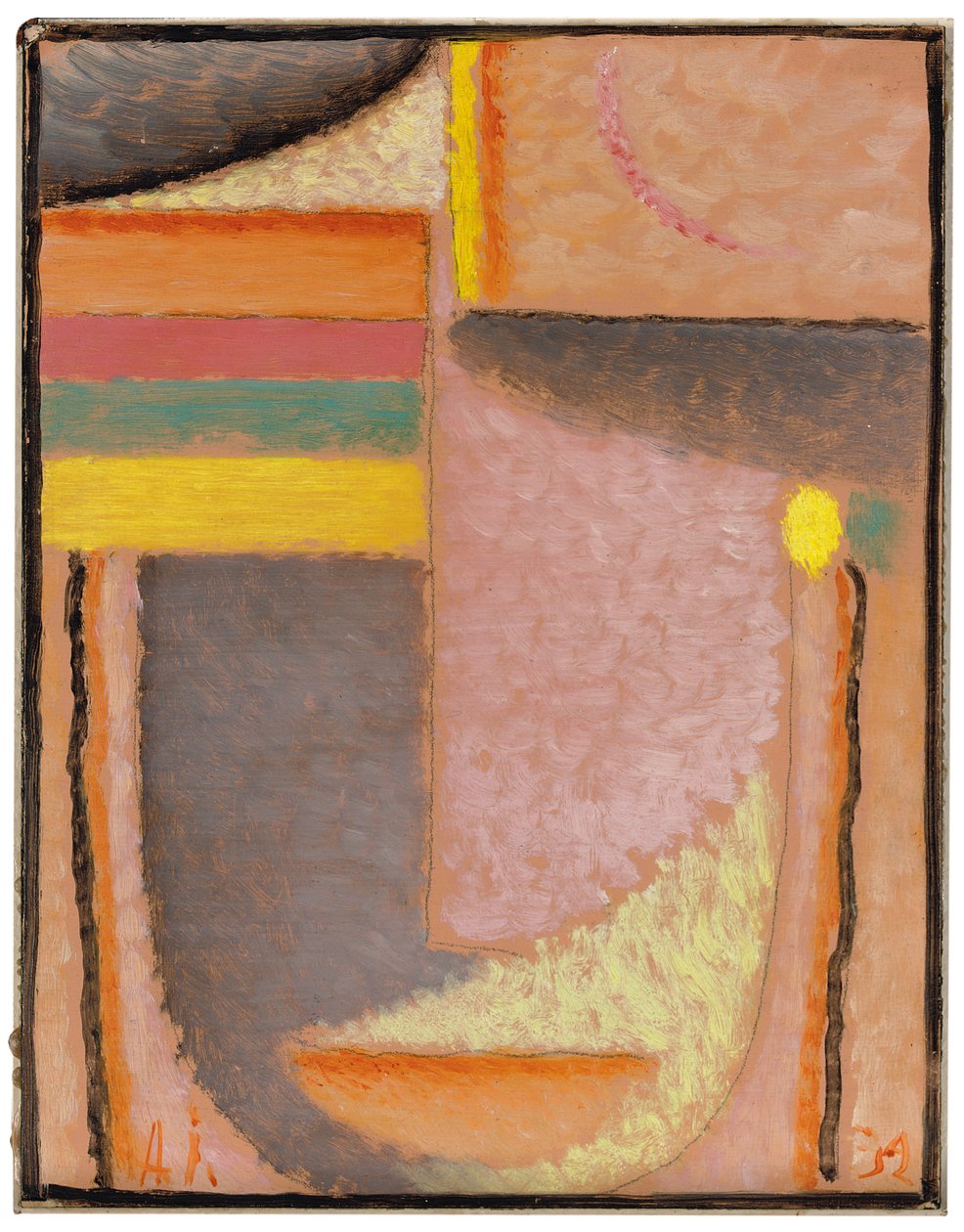 Absztrakt fej: Parthenon, 1932 alkotó: Alexej von Jawlensky