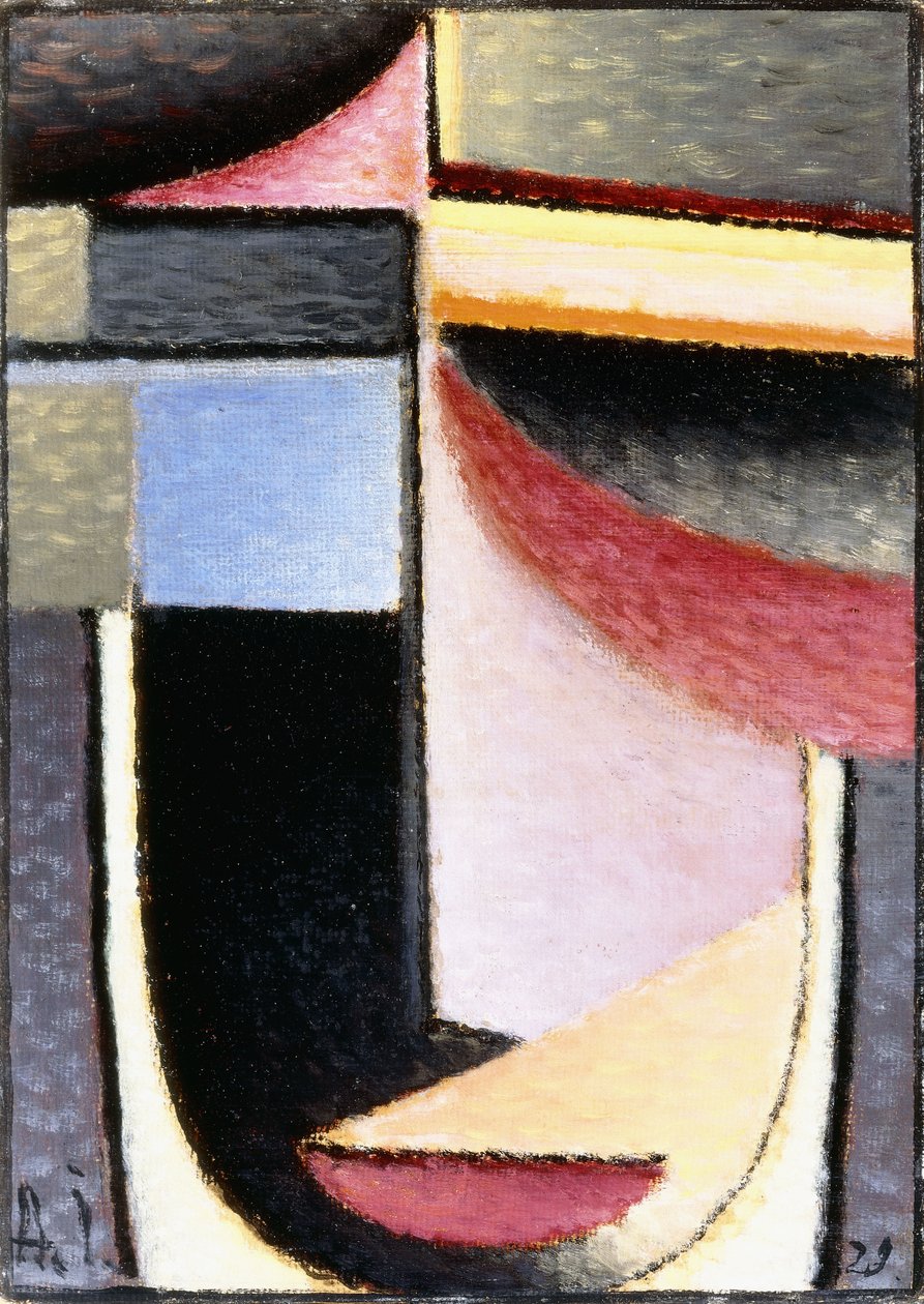 Absztrakt fej: A kehely elment mellettem, 1929 alkotó: Alexej von Jawlensky