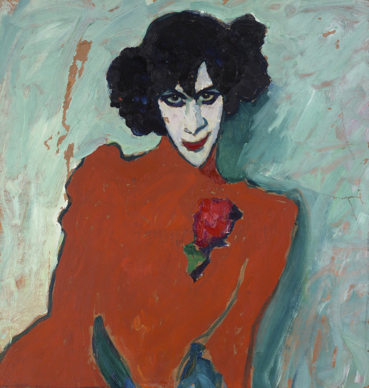 Alexander Sacharoff táncos portréja alkotó: Alexej von Jawlensky