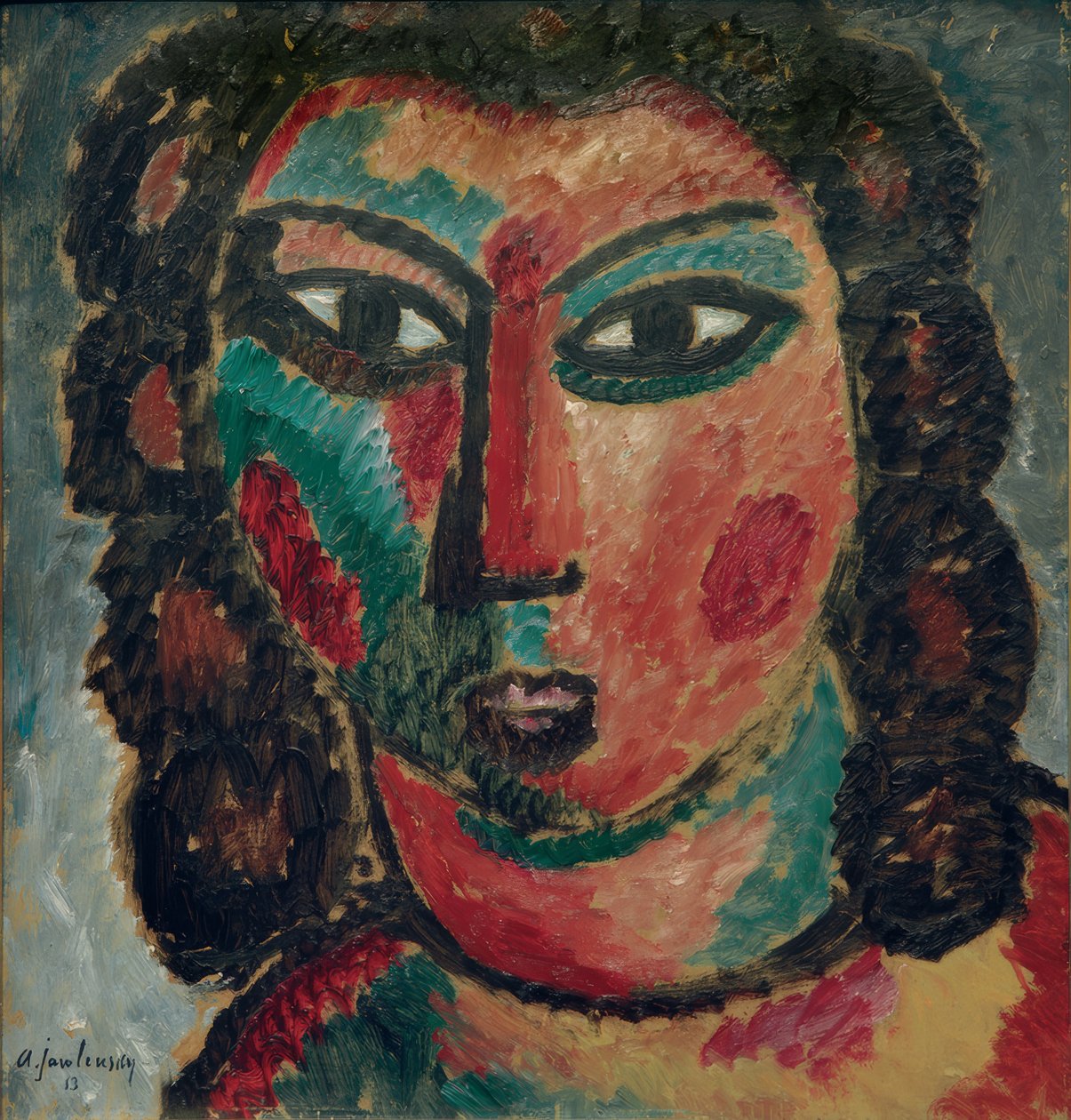 Barna fürtök alkotó: Alexej von Jawlensky