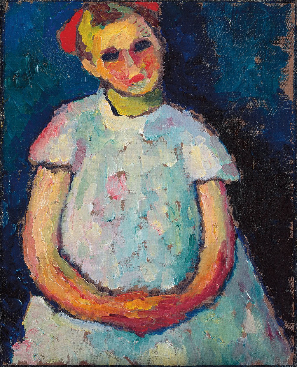 Összekulcsolt kezű gyermek, c. 1909 alkotó: Alexej von Jawlensky