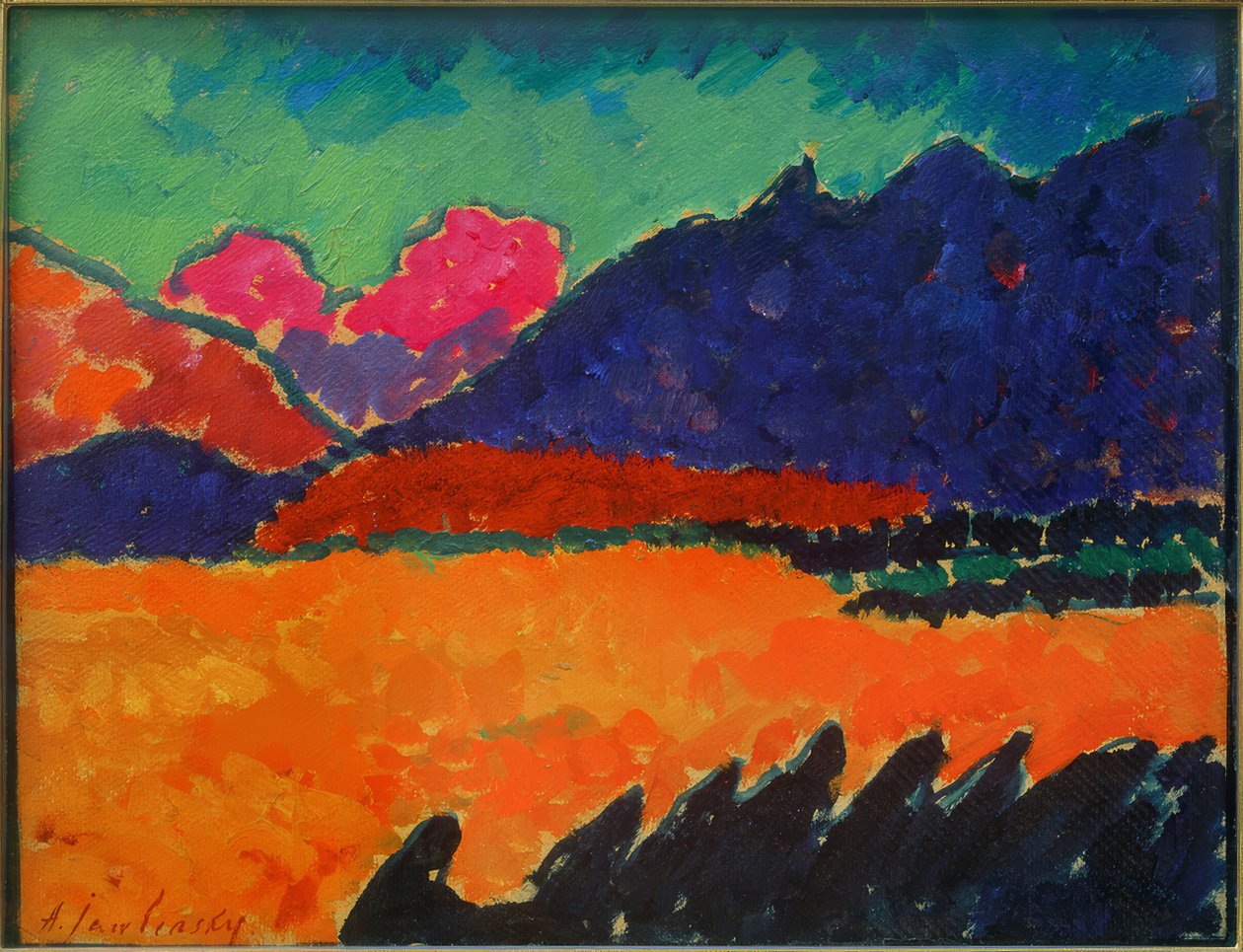 A völgy - Murnau alkotó: Alexej von Jawlensky