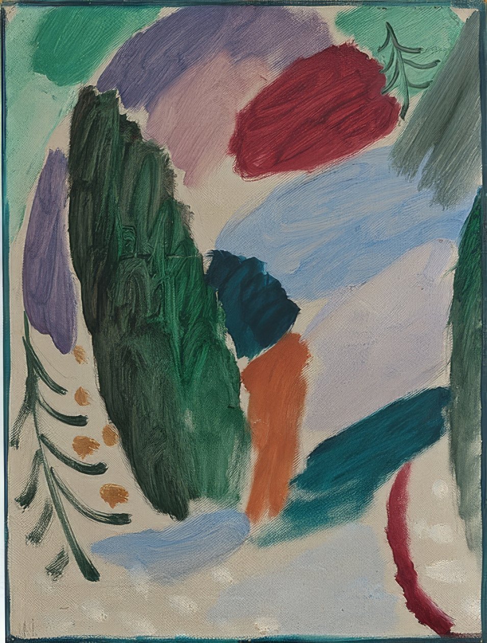 Frostiger Tag. 1915 alkotó: Alexej von Jawlensky