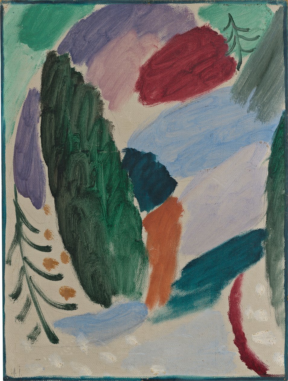 Fagyos nap, 1915 alkotó: Alexej von Jawlensky