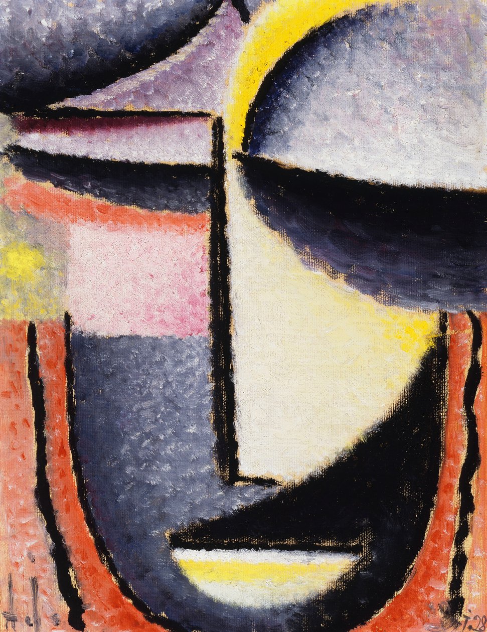 Belső látás, 1928 alkotó: Alexej von Jawlensky