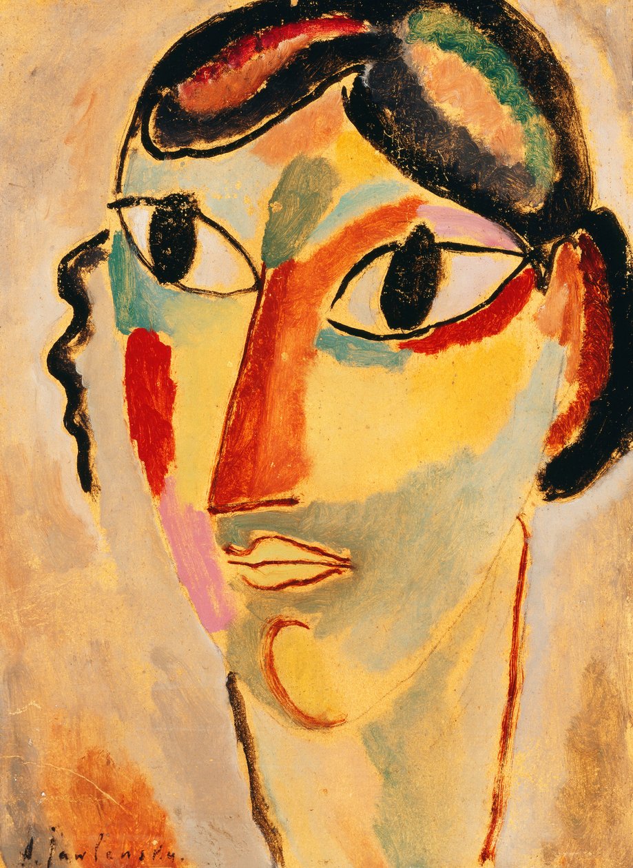 Olasz lány, 1918 alkotó: Alexej von Jawlensky
