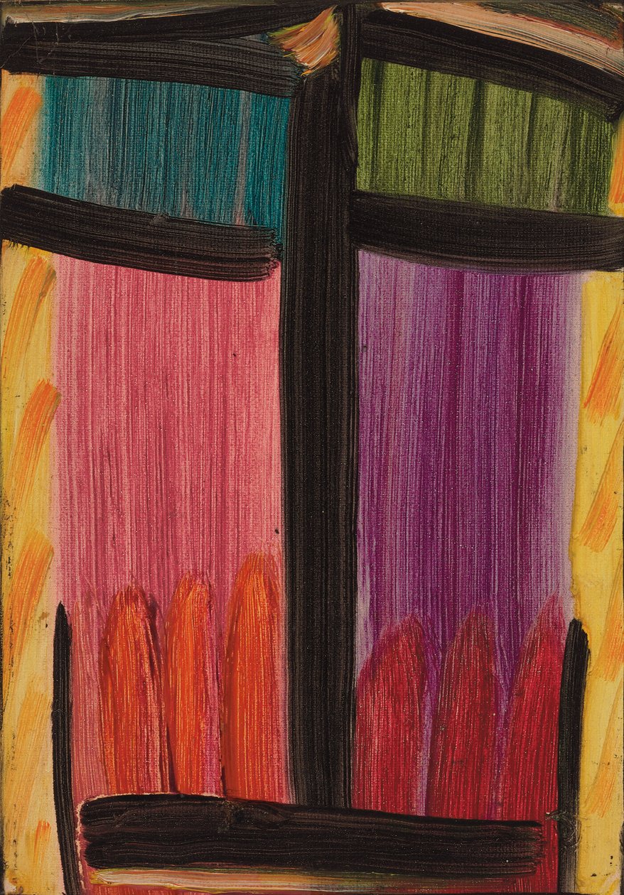 Nagy meditáció: Ősz; Grosse meditáció: Herbstreife, 1936 alkotó: Alexej von Jawlensky