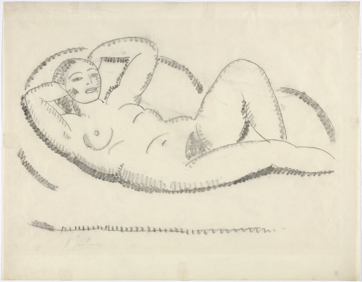 fekvő akt alkotó: Alexej von Jawlensky