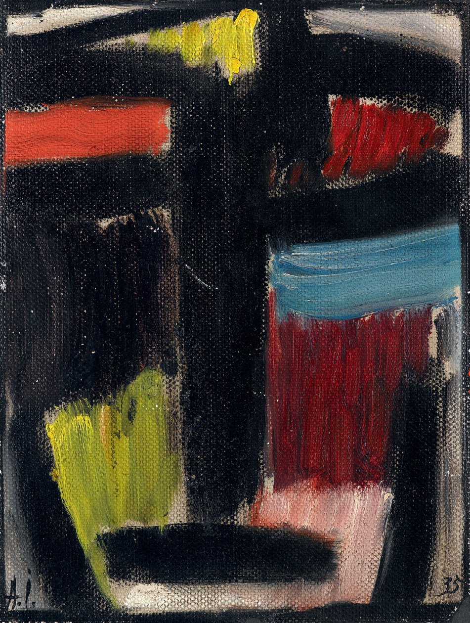 Meditáció – Alexei von Javlensky (Alexi von Jawlensky, Alexej von Javlenski) (1864-1941) munkája, olaj, karton alkotó: Alexej von Jawlensky