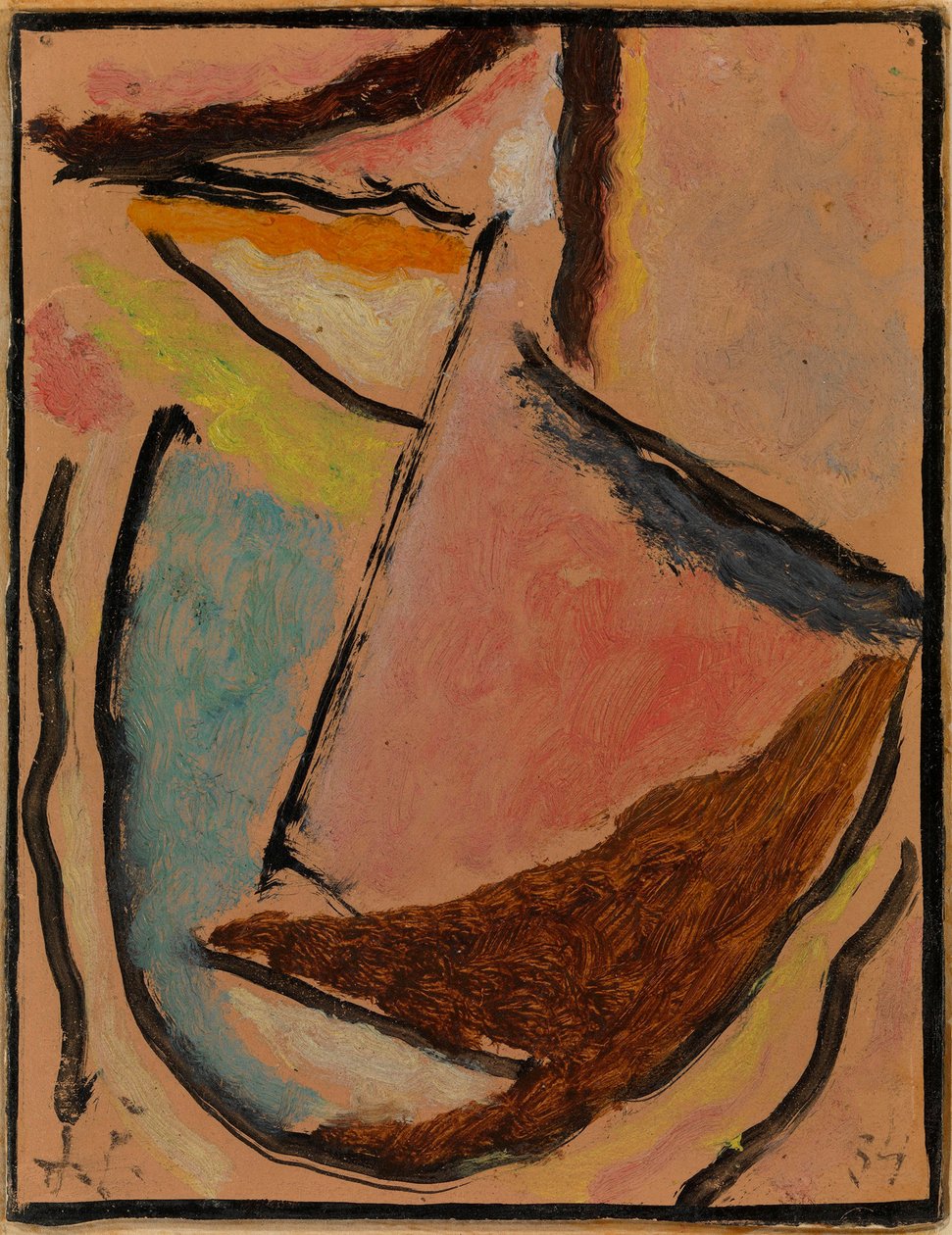 Meditációs kis absztrakt fej, 1934 alkotó: Alexej von Jawlensky