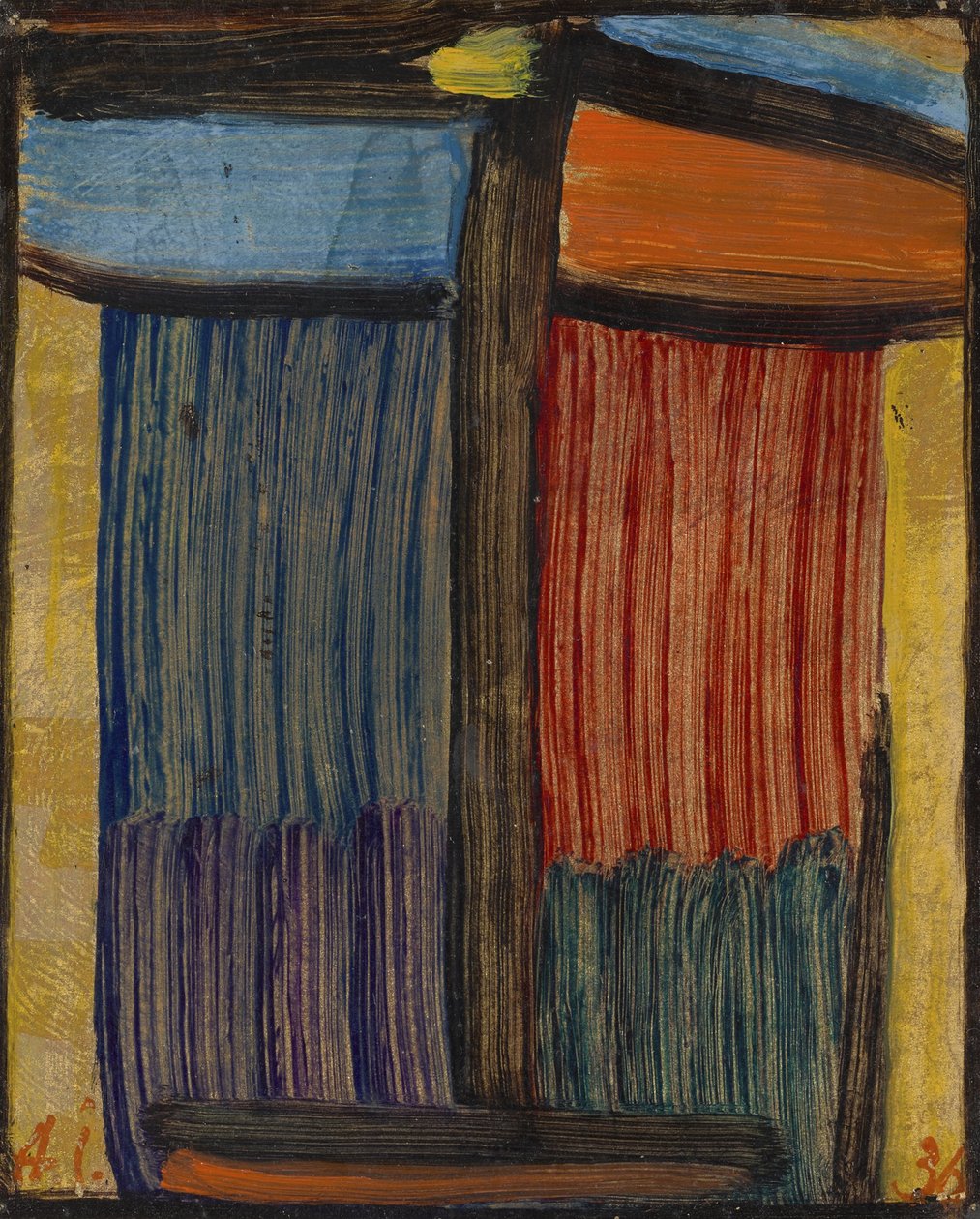 Meditáció arany alapon alkotó: Alexej von Jawlensky