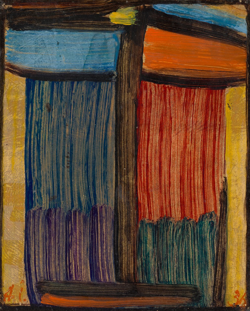 Meditation auf Goldgrund alkotó: Alexej von Jawlensky