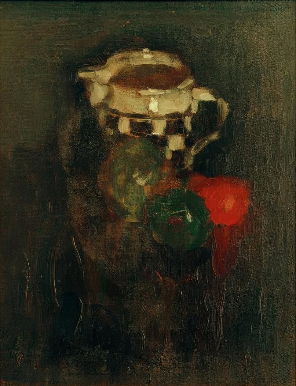 Tejes kancsó almával alkotó: Alexej von Jawlensky