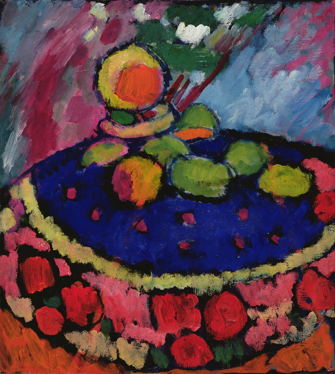 Kerekasztallal, 1910 alkotó: Alexej von Jawlensky