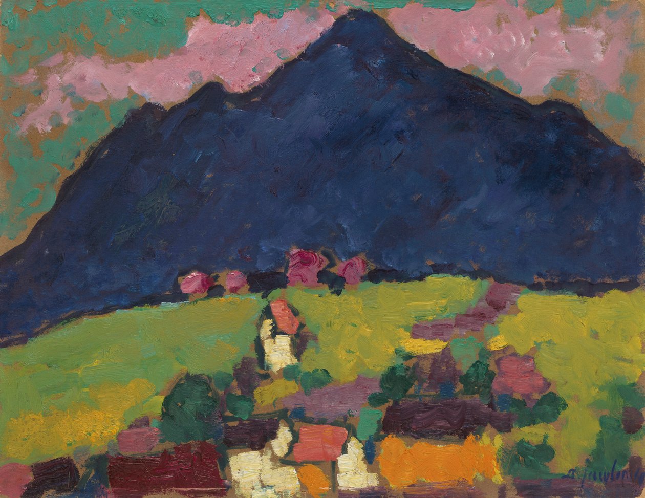 Murnau, 1910 alkotó: Alexej von Jawlensky