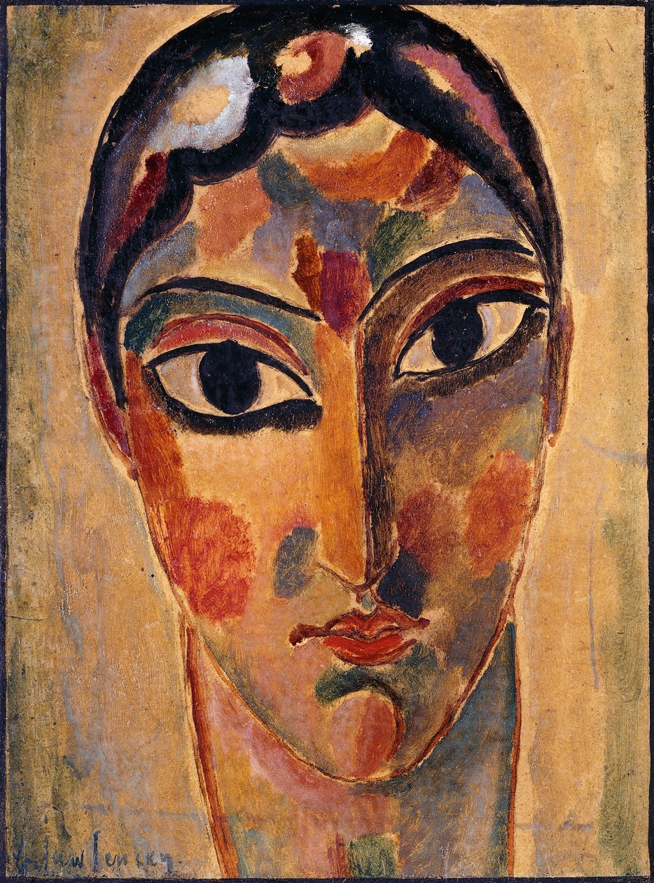 Misztikus fej: Head Ascona; Misztikus fej: Asconese Head, 1918 alkotó: Alexej von Jawlensky
