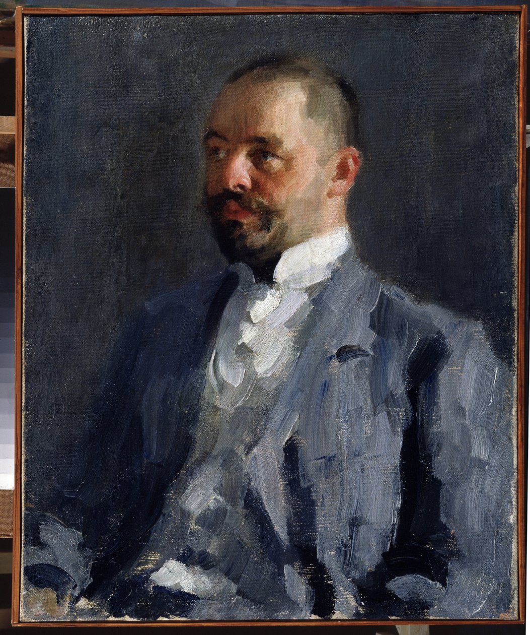 ""Dmitrij (Dimitri) művész testvérének portréja"" Alexei von Javlensky (Alexi von Jawlensky, Alexej von Javlenski) festménye (1864-1941) 1898 körül Regionális M. Vrubel Művészeti Múzeum, Omszk alkotó: Alexej von Jawlensky