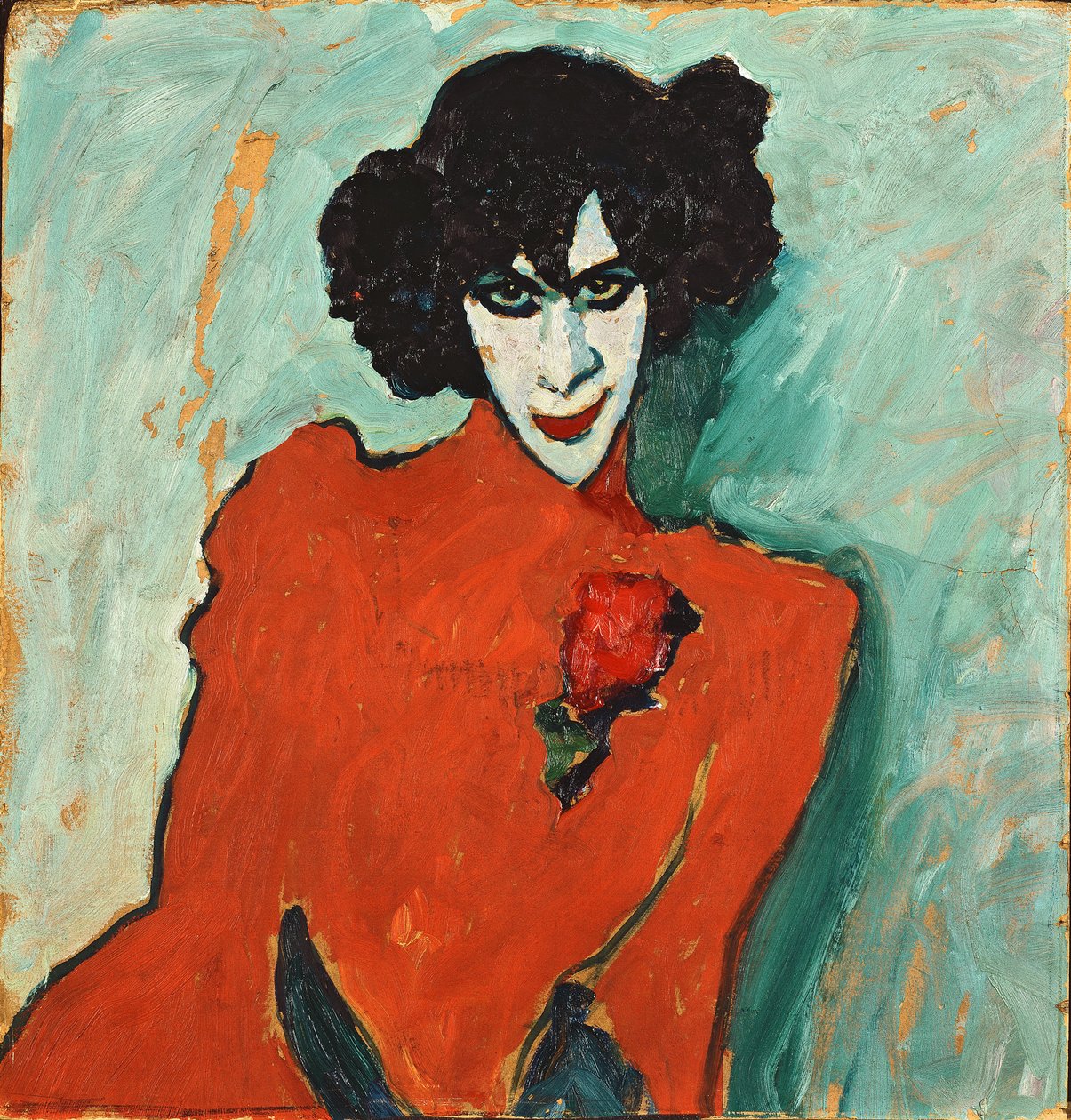 Alexander Sakharoff portréja alkotó: Alexej von Jawlensky
